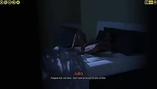 My Pleasure 10: Julian Watches Julia Finger Pussy Moaning His Name Kitchen Boobs