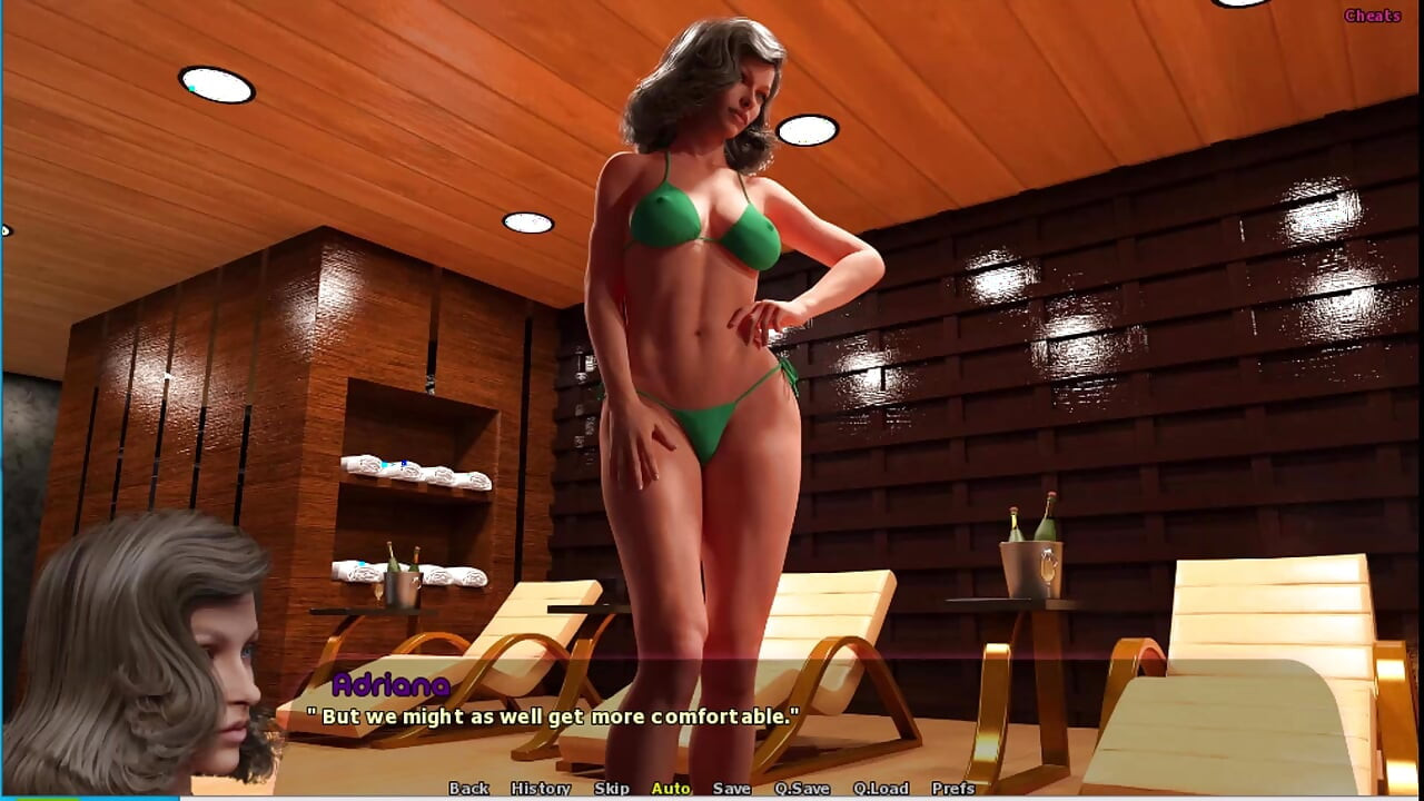 Haley Story # 14 - Adriana und Haley hatten einen sexy moment am pool ... Johannes fickte Adriana.