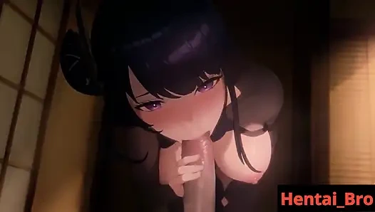 Cute girl sucked And Fucked By Huge Dick