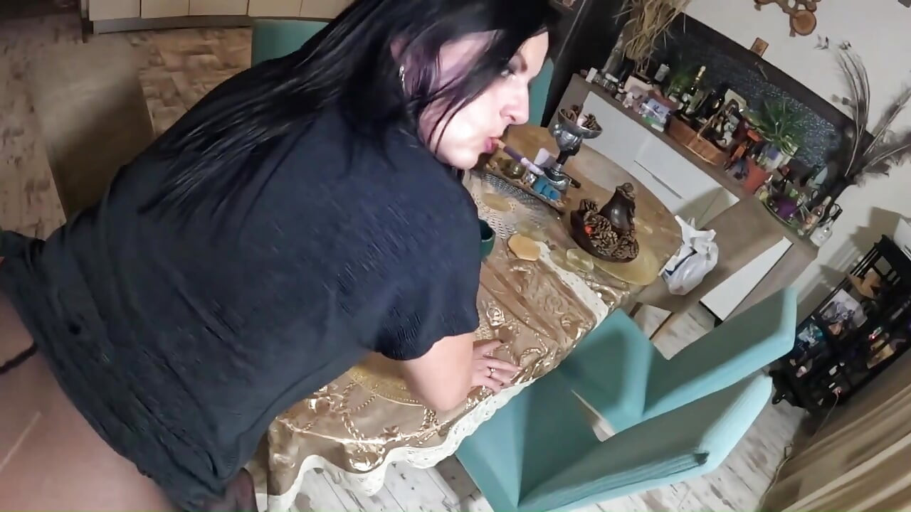 Smoking, Masturbation & Triple Facial on My Pantyhose & Shirt - Hardcore Fetish Play