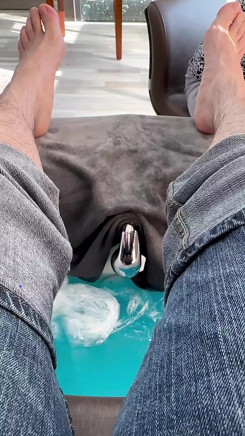 Haciendo mis pies lindos