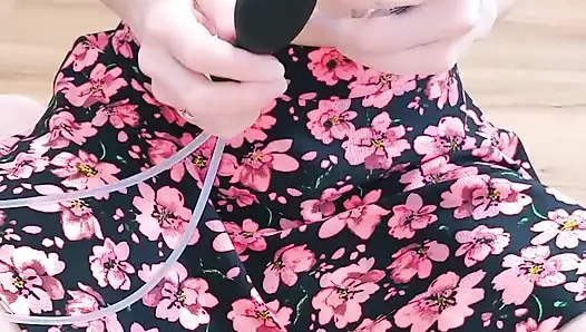 Первая клизма с моим новым автоматическим устройством для клизма.