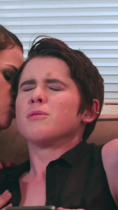 Between The Headlines - A Lesbian Porn Parody | Clip 3