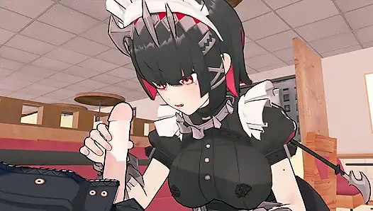 =Zenless Zone Zero= Ellen Joe x Wise: Risky Public Sex in McDonald's (4K)