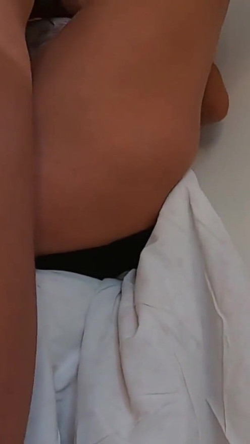 STEPSON CATCHES STEPMOM MASTURBATING WITHOUT PANTIES. HE  FUCKS  HER AND ALMOST GET CAUGHT | Clip 1