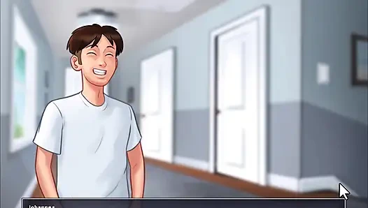 Summertime saga: Jenny fickte mich endlich vor der webcam