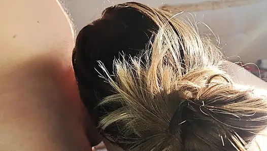 Derin boğaz ve ağzımda büyük bir sperm dozu