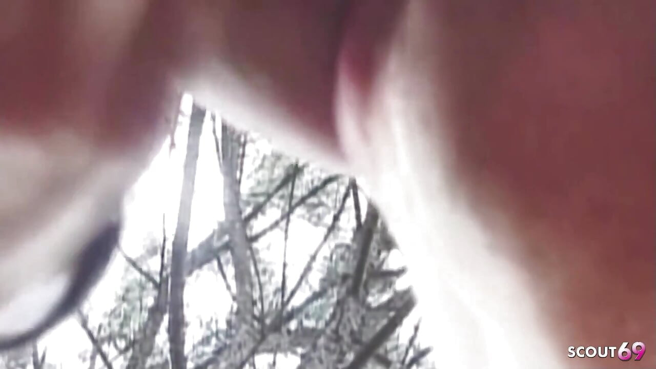 Latin Ladyboy Antonia Fucked Anally Outdoors in the Woods