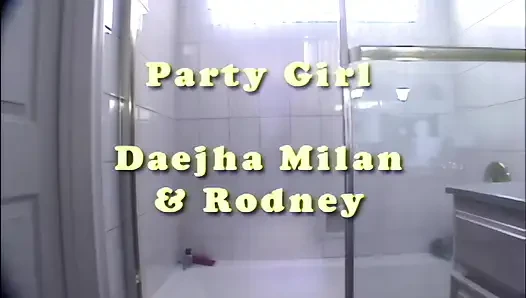 90'ların sürtüğü boşalmak için çabucak pes ediyor! Daejha Milan