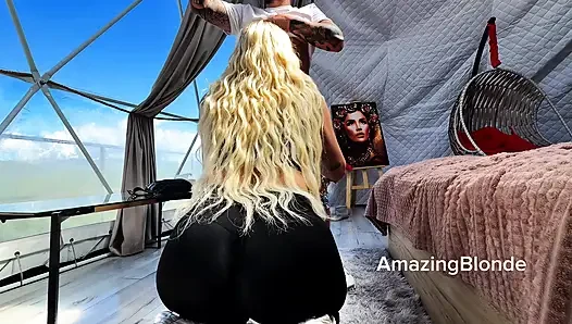 Ich traf einen typen in einem kuppelhotel in den berg und gab ihm einen blowjob