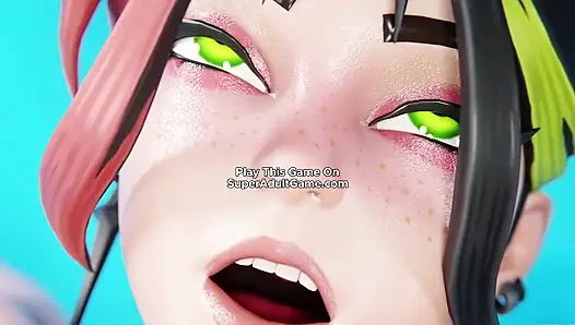 Kız arkadaşı fortnite temasında büyük yarakla sikiliyor - 3d futa animation