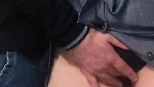 WOW!!! Stranger's Fingers Playing With Hairy Pussy