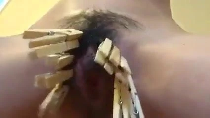 Self Flogging a Pinned Pussy