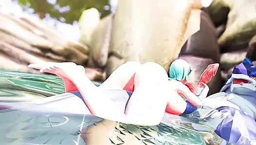 Genshin çarpmasından 3 boyutlu seks animasyonu Eula