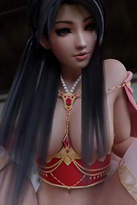 Momiji Riding a Dick