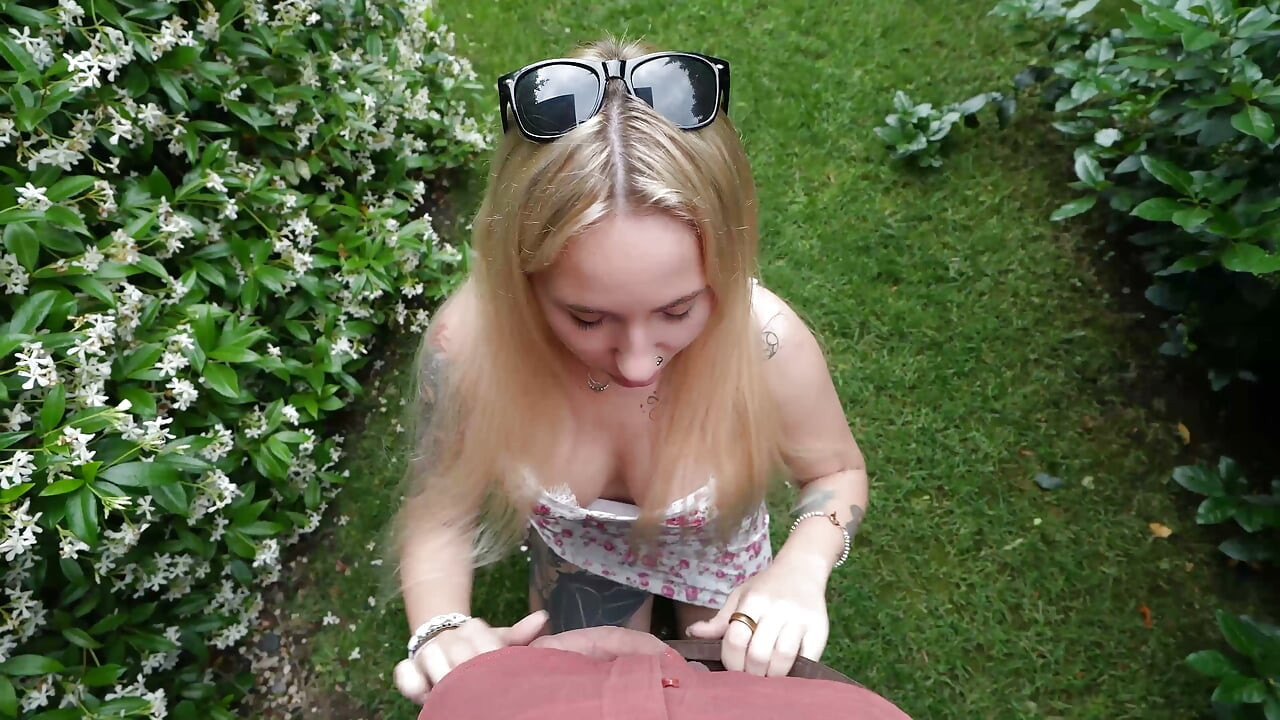 Shh! Somebody Can Notice Us Fucking in Garden!