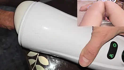 Webcamming with stepsister gone wrong! She let me masturbate watching her juicy pussy