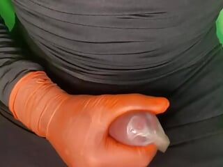 Two moments of cumshots in one video