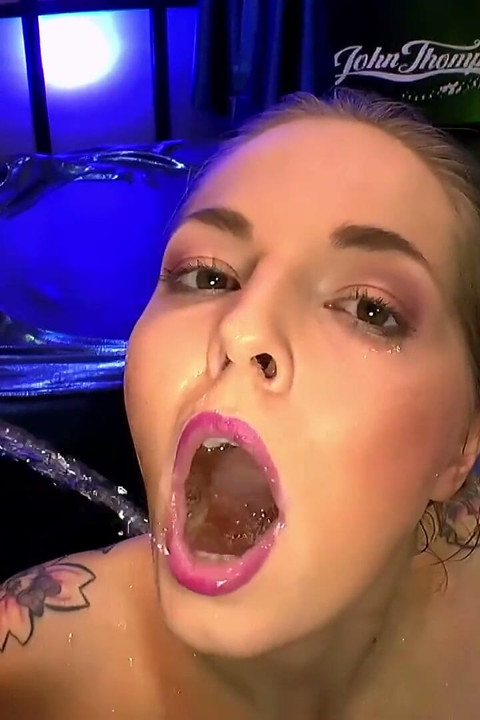 Bibi Swallows Cum in Extreme Ggg Bukkake Gangbang