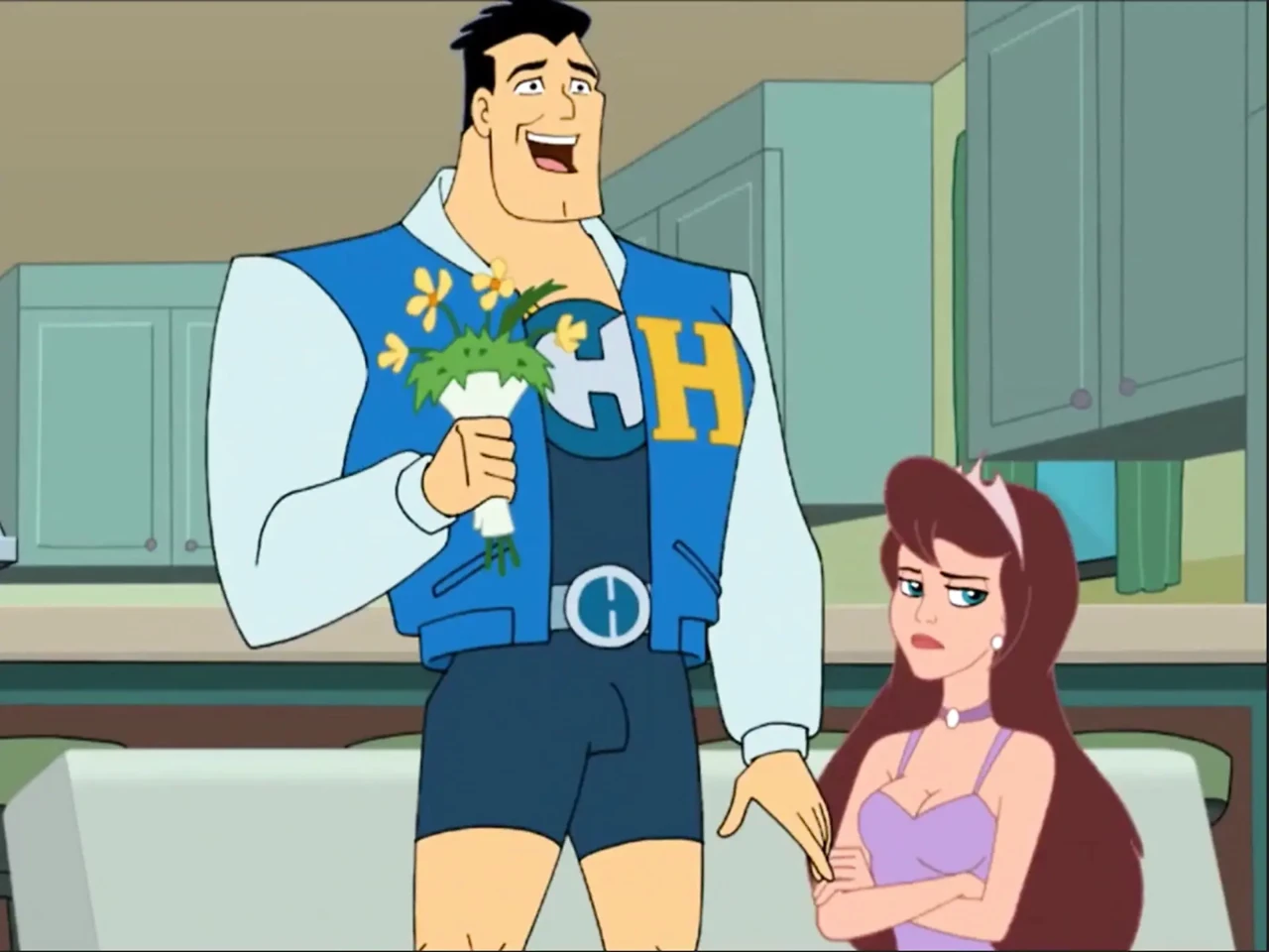 Princess Alice Blowjob Superman - Sucking Dick DRAWN TOGETHER ( Cartoon )