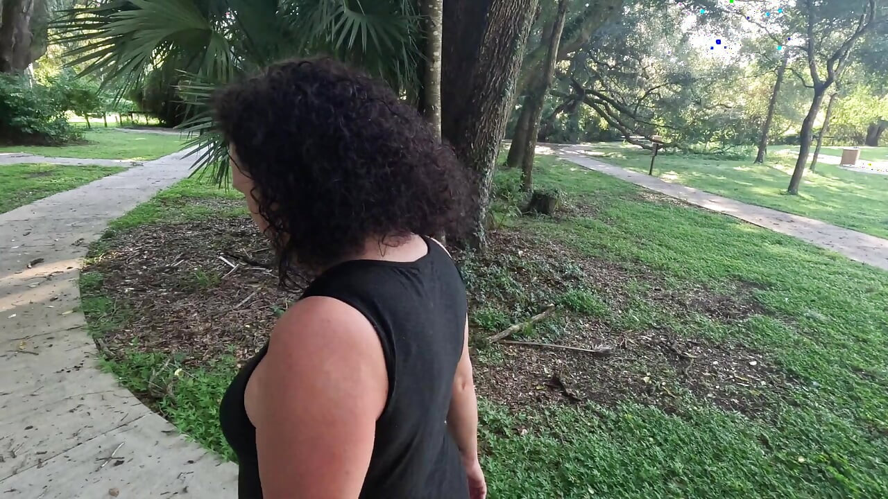 Lady in the Park was Lurking for a Stranger Cock