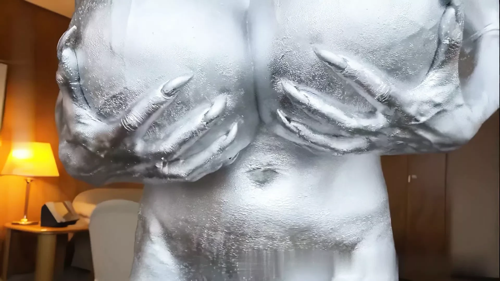 bodypaint huge tits