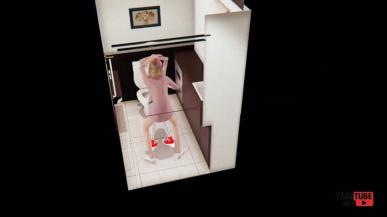 Yaoi - Dva femboya se jebu u javnom WC-u