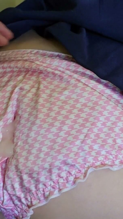Stepsister let me rub her ass hole and cum on her Japanese panties | Clip 1