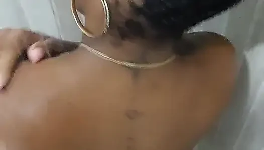 Interracial Sex in the Shower with a Colombian on Vacation