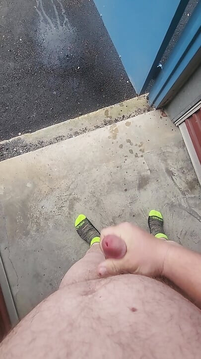 Almost Caught Enjoying the Storage Unit