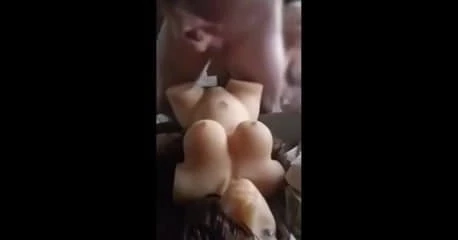 sex doll fuck multiple creamy cum loads, dripping creampie