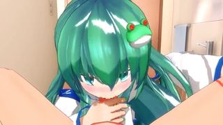 MMD - Sanae POV Blowjob.