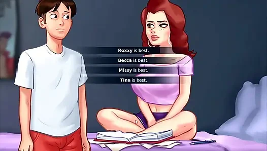 Summertime Saga - Johannes fucked Odette, Johannes fucked Maria, Eva had her baby