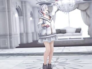 セクシーなドレスで踊る子羊(3D HENTAI)