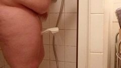 seksi wanita gemuk mandi
