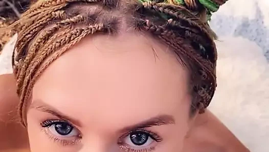 PETITE Fit Girl Fucks ASS TO MOUTH IN THE WOODS till anal Creampie - MIA BANDINI