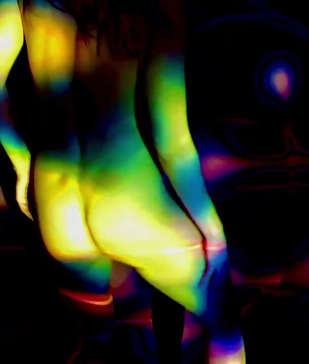 Naked disco girl