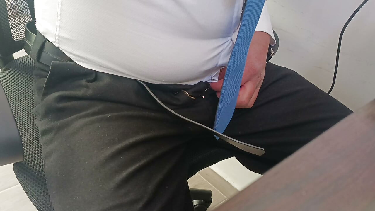 Masturbating in the office