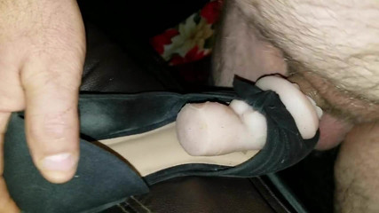 Pocket pussy shoe fuck