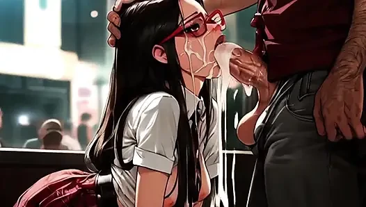 Mahasiswi eksotis dikasih makan besar pria kulit hitam di mosh pit