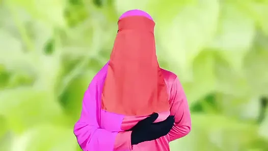 Wanita cantik Bangladesh memakai burqa masturbasi seks dan bicara kotor