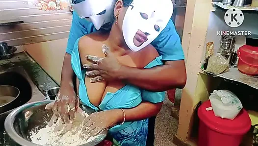 Azgın bir yenge ve kayınbiraderi - gerçek yüksek sesle inleyen tamil erotik ses