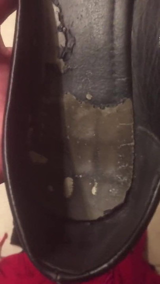 well worn flats - ready for cum