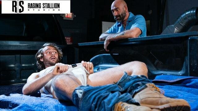 RagingStallion - Two Hard Dicked Mechanics Play, Fuck & Suck