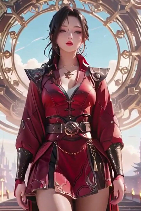 Red Armor Queen in the Floating City! Epic Fantasy Tease.