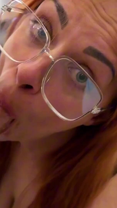 My StepMom secretly gives me a Sloppy Blowjob in the Bathroom so I'll get out of there faster | Clip 1