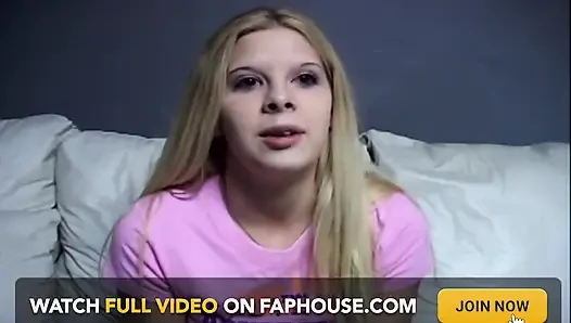 Two Blonde Girls Try to Audition How to Become a Porno Star