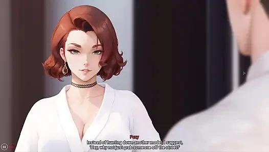 Animation MILF Gives the Newcomer Guy a Gentle, Passionate Hotel Welcome