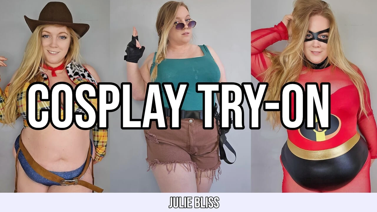BBW Cosplay Try On - Julie Bliss