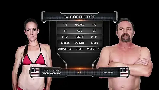 Sofie Marie И Spike Irons, Домашнее Издание, Смешанная Борьба